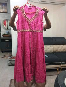 Elegant Pink Anarkali