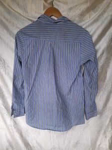 Striped Button-Down Shirt
