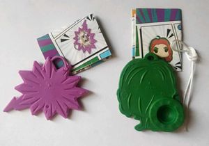 Set of 2 Kinder Joy DC Harley Quinn &amp; Poison Ivy T