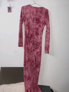 Mauve Velvet Dress