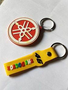 Yamaha Double Sided Rubber And Vr46 Keychain