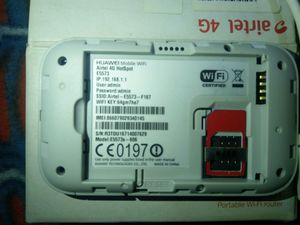 Airtel 4G Portable wifi Router