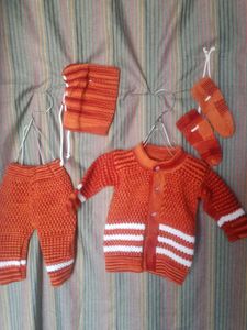 Adorable Knitted Baby Set