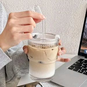 Ribbed Glass Tumbler