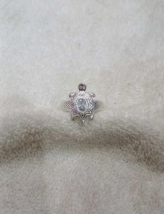 Silver Turtle Ring (Centre Stone Ocean Inspired)🩵