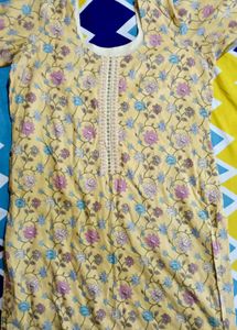Yellow Kurti for Daily Wear