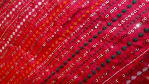 ✨ Gorgeous Pink Sequin Lehenga Set 🌸with Cream Bl