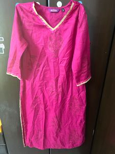 Pink Kurtha Ethnic Wear