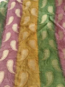 Silk Saree With Fall