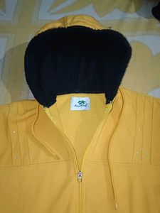 Yellow Zip-Up Hoodie