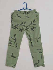 Cute Green Floral pant top and shrug