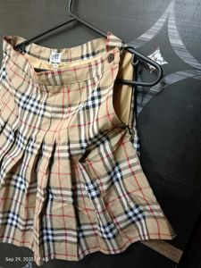 Classic Plaid Pleated Mini Skirt