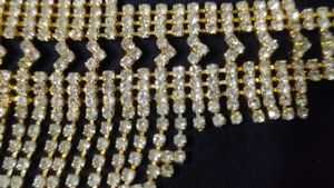 Rhinestone Necklace With Earrings