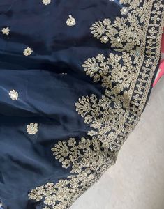 Beautiful Blue Party Wear Sarara Set