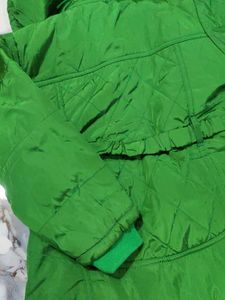 brand new Green Hooded Jacket upto 9 years