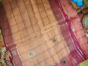 Coral Saree