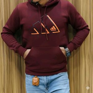 Adidas Black Graphic Hoodie