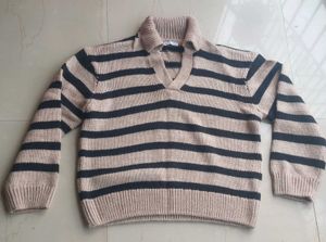 Zara Striped Knit Sweater