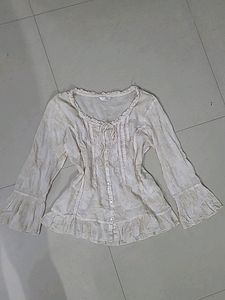 Coquette Ruffle Blouse