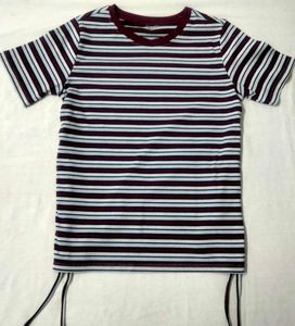 Striped Ribbed T-Shirt🌷