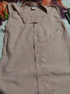 Vintage Pink Sleeveless Blouse Size 26-30