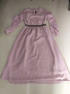 Dusty Rose Long Sleeve Dress