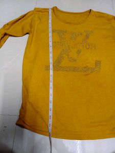 Stylish Yellow Embellished Top