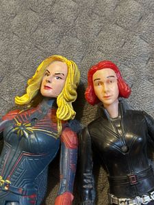 Captain marvel And Black Widow Action Figure