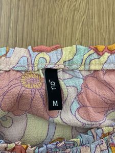 Floral Print Peplum Top