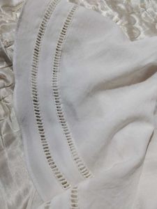 White Blouse with Bow Detail