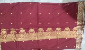 Elegant Maroon Saree