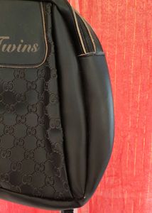 Black Backpack &amp; Mobile Sling Bag For Women
