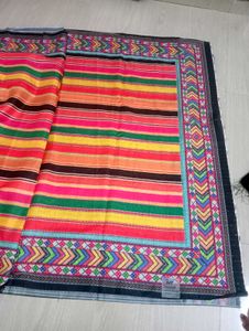 New Multi Colour Sequence Silk Saree