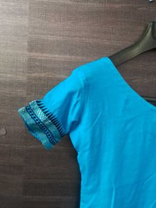 Mangalgiri Blue Kurta