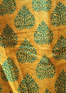 Yellow And Green Kurti