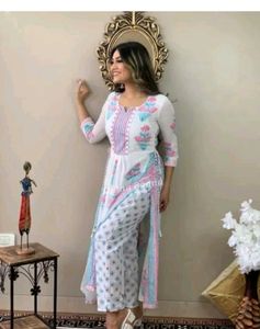 White Kurta Pant Set