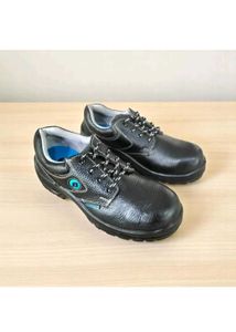 Bata Original Black Leather Safety Shoes