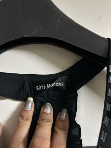 Black Sleeveless Tank Top