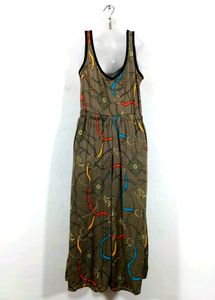 Vintage Chain Print Play Suit