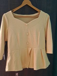 Vintage Inspired Peplum Top