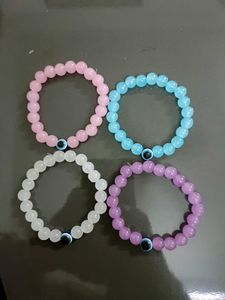 Pack Of Four Evil Eyes Bracelet