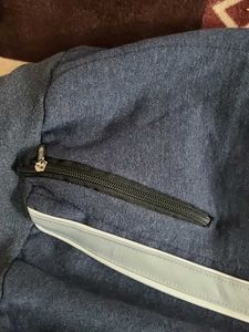 Blue H3 Jogger Pants woolen