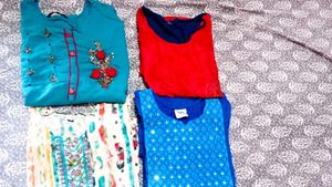 5 Saree 4 Kurtis 3nighty 2t Shirts