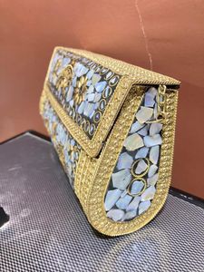 Floral Embellished Clutch