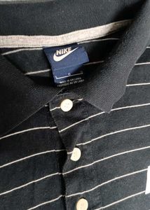 Nike Striped Polo Shirt - Classic Style