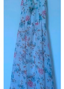 A floral midi dress