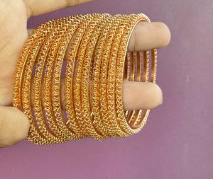 Shiny Rose gold Bangles