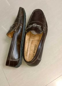 Brown Leather Loafers