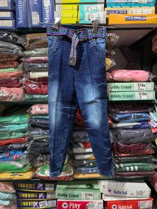 Boys Shirt And Jeans With Basket