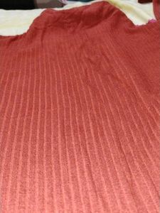 Red Knit Top